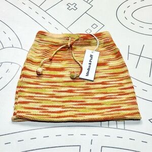 Misha & Puff Rolled Hem Skirt in Garden Space Dye